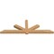 Ekena Millwork Kennewick Timber Gable Bracket, Western Red Cedar, 108"W x 36"H x 5 1/2"D x 5 1/2"F, 8/12 Pitch GBW108X36X0606KEN00SWR - alternate 2